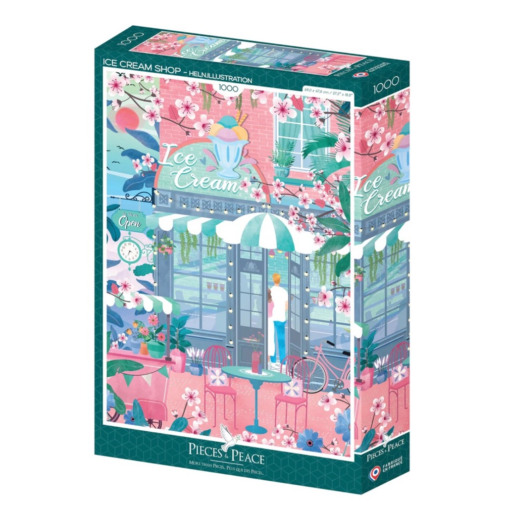 Pieces & Peace Ice cream Shoppe 1000 pc puzzle 🍂